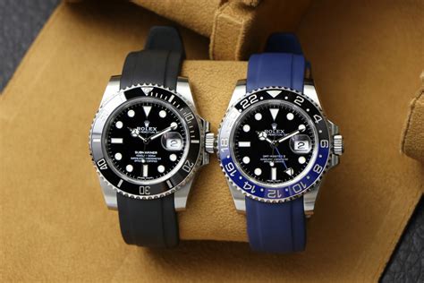 rolex submariner sapphire strap|rolex submariner 2020 rubber strap.